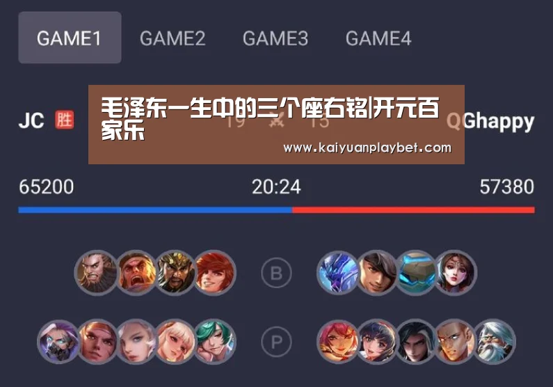 毛泽东一生中的三个座右铭|开元百家乐(图1) 开元百家乐