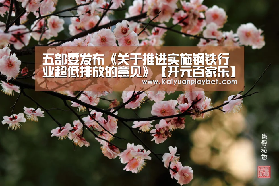 五部委发布《关于推进实施钢铁行业超低排放的意见》【开元百家乐】(图1) 开元直播